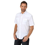 Wrangler Men's White Short Sleeve Pearl Snap