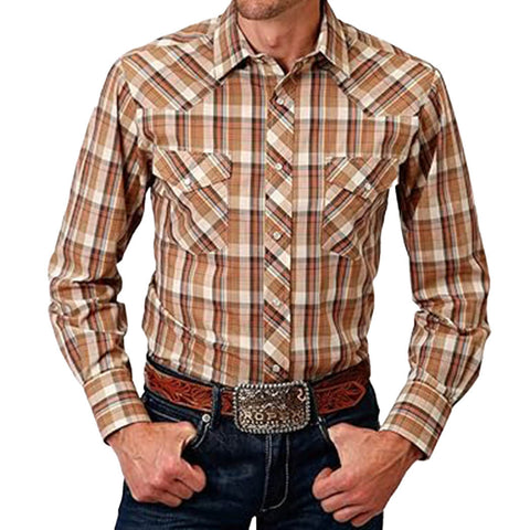 Men's Long Sleeve Button Down by Roper