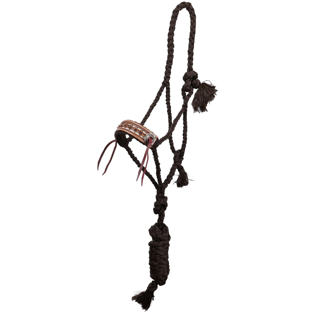 Full view of Showman Cow Camp Mule Tape Halter