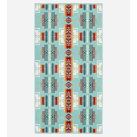 Pendleton Aqua Jacquard Bath Towel