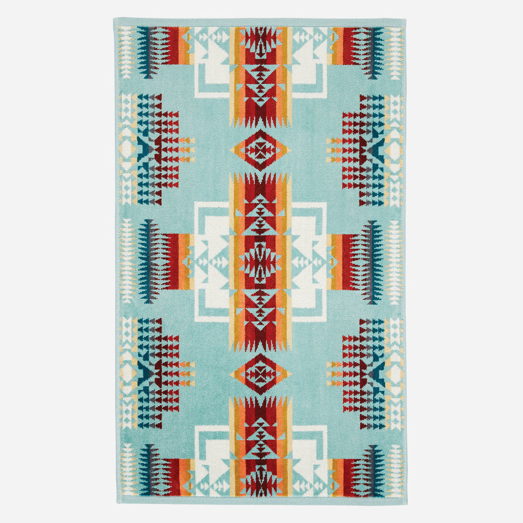 Pendleton Aqua Jacquard Hand Towel