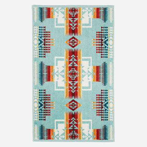 Pendleton Aqua Jacquard Hand Towel