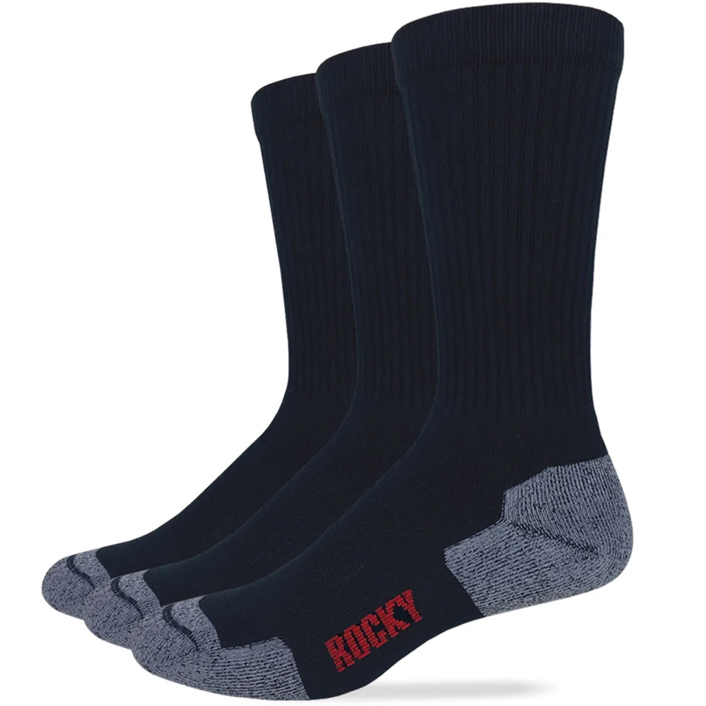side view of Rocky Black Socks 