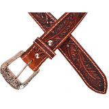 Shiloh Acorn Leather Belt
