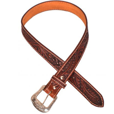 Shiloh Acorn Leather Belt