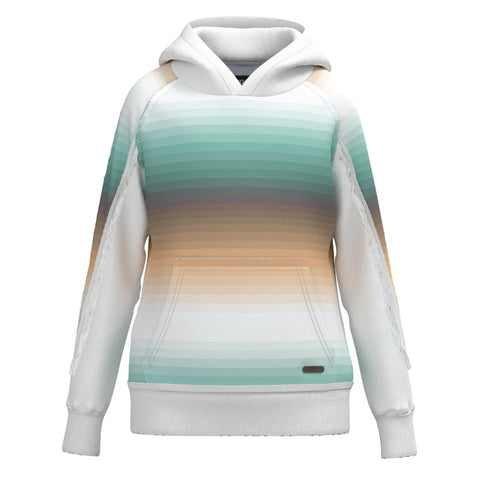 Hooey Youth Serape Pattern White Accent Hoodie