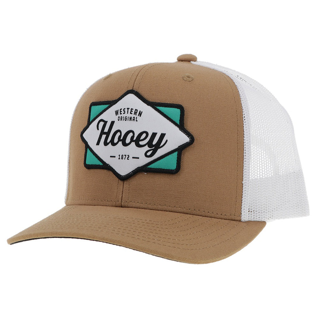 Hooey Tan/White Diamond Cap