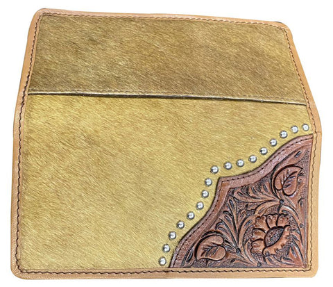 Showman Cowhide/Studded Wallet