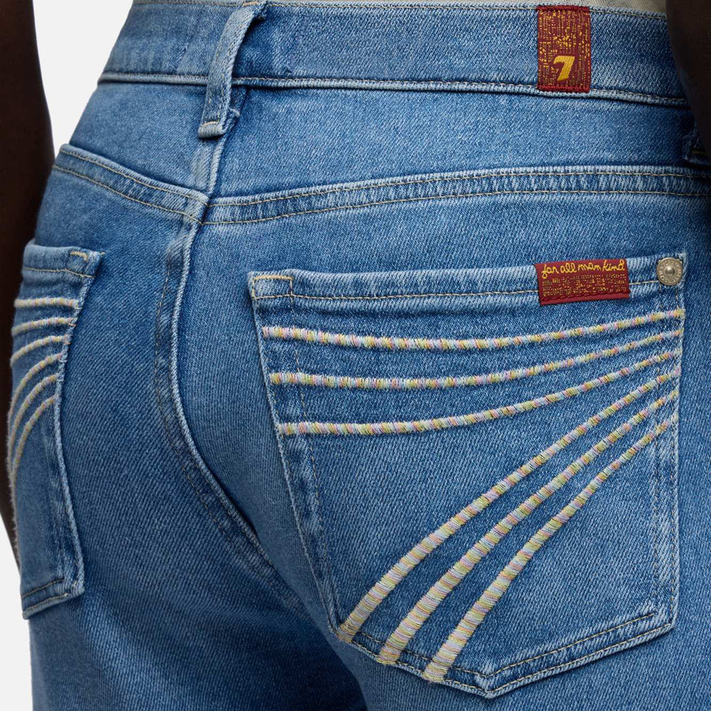Close up view of the back pockets