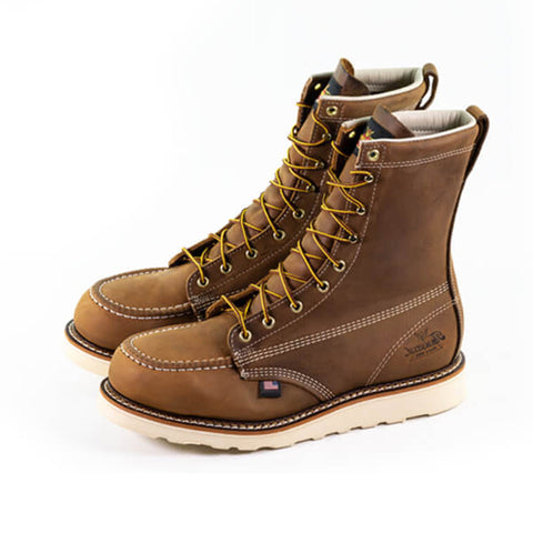 Thorogood Men's 8" Moc Steel Safety Toe Boots