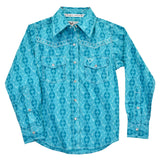 Cowboy Hardware Kid's Turquoise Beach Serape Shirt