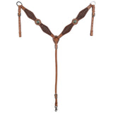 Full view of Showman Silverwing Breast Collar 