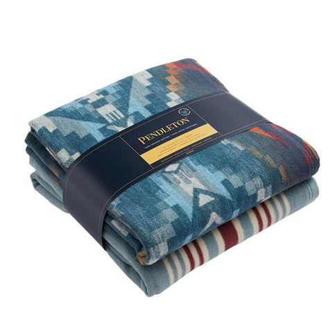 Pendleton Carico Lake & Stripe Blanket Set