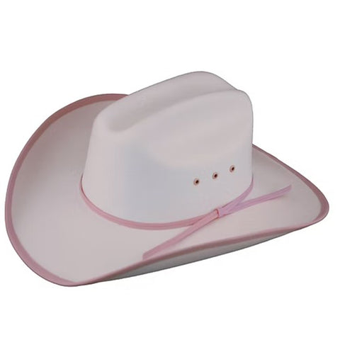 Lonestar Canvas Hat with Pink Band