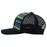 Hooey Doc Turquoise & Black Aztec Cap