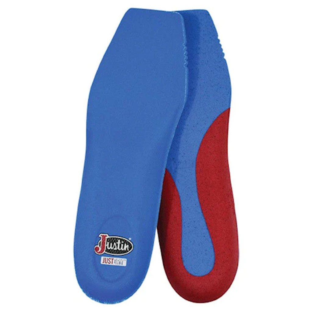 Justin Performance Square Toe Just Dry Insole - Blue