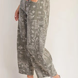 Side view of the jeans. 