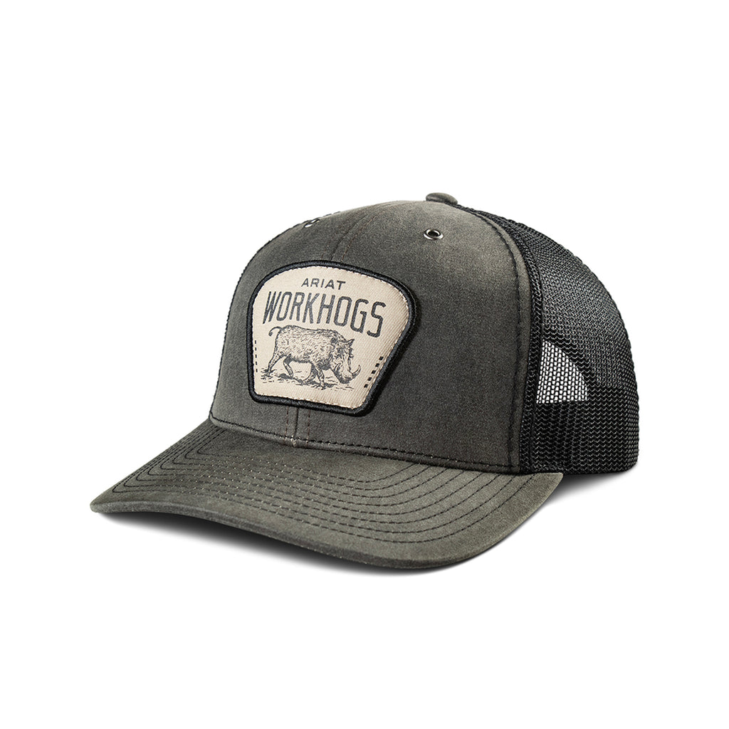 Ariat Men's Work Hogs Charcoal Work Cap