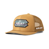 Ariat Men's Southwest Multi Color Patch Gold Hat 