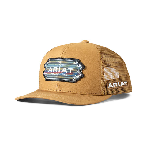 Ariat Men's Southwest Multi Color Patch Gold Hat 