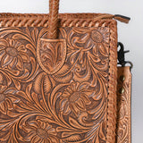 American Darling Tooled Leather Tote Bag