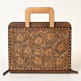 American Darling Floral Tooled Briefcase