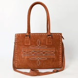 American Darling Tan Boot Stitch Tote Bag
