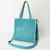 American Darling Turquoise Boot Stitch Tote