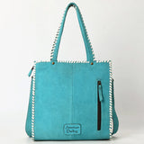 American Darling Turquoise Boot Stitch Tote