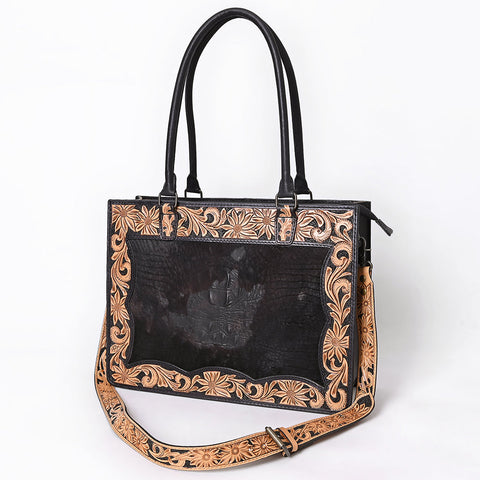 American Darling Tooled Crocodile Purse