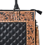 American Darling Tooled Floral Border Tote