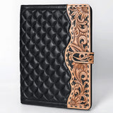 American Darling Black Puffer/Tooled Binder