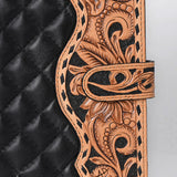 American Darling Black Puffer/Tooled Binder