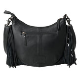 American Darling Floral Tooled Fringe Crossbody Purse