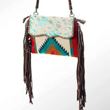Hide Blanket Purse with Fringe