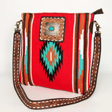 American Darling Conceal Carry Red Aztec Crossbody