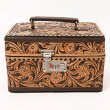 American Darling Brown Tooled Jewelry Box