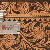 American Darling Brown Tooled Jewelry Box