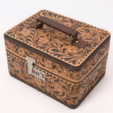 American Darling Brown Tooled Jewelry Box