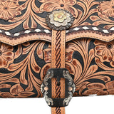 American Darling Tooled Barrel Bag