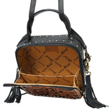 American Darling Square Tooled Crossbody 