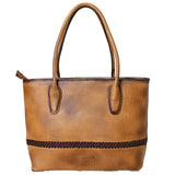 American Darling Boot Stitch Cowhide Tote