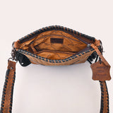 American Darling Distressed Leather and Studs Purse