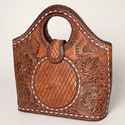 American Darling Tooled Leather Tote