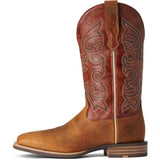 Full side view of Men's Everlite Go Getter Western Boots. 