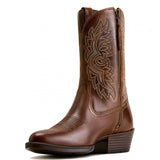 Ariat Men's Sumter R Toe Western Boot Dark Tan
