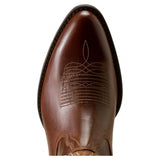 Ariat Men's Sumter R Toe Western Boot Dark Tan Toe View