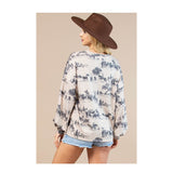 WOMEN"S HAILEY - WESTEN PRINT SWEATSHIRT BACK VIEW