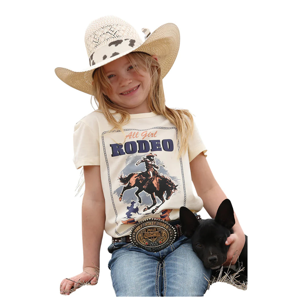 Bucking horse, all girls rodeo tee 