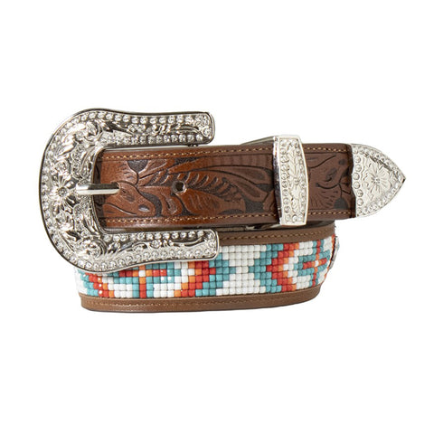 Angel Ranch Girls Multi Beaded Cross Belt